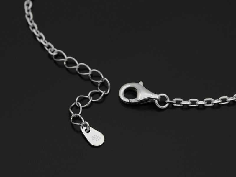 Small Horseshoe Chain Bracelet - Silver