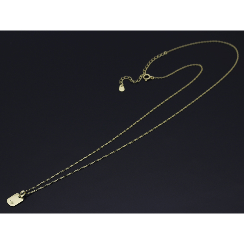 Small Charm Necklace - Tag - K18Yellow Gold