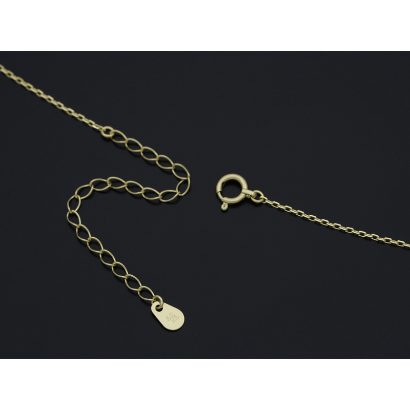 Small Charm Necklace - Tag - K18Yellow Gold