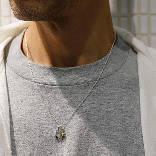 メンズアクセサリー ネックレス ペンダント シルバー ゴールド 