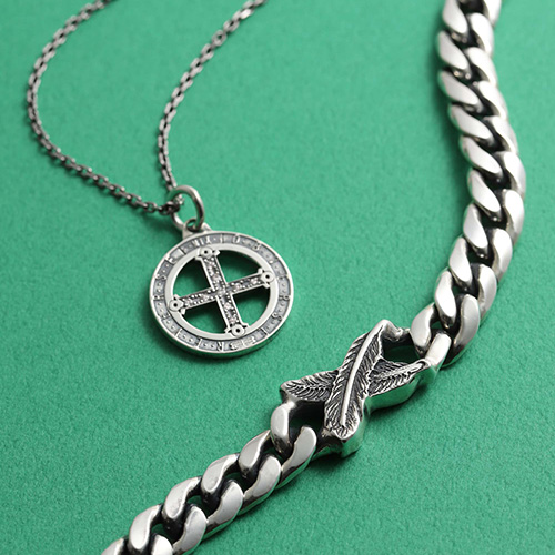 メンズアクセサリー ネックレス シルバー ブレスレット オキシダイズ 