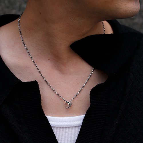 メンズアクセサリー ネックレス シルバー リング オキシダイズ 