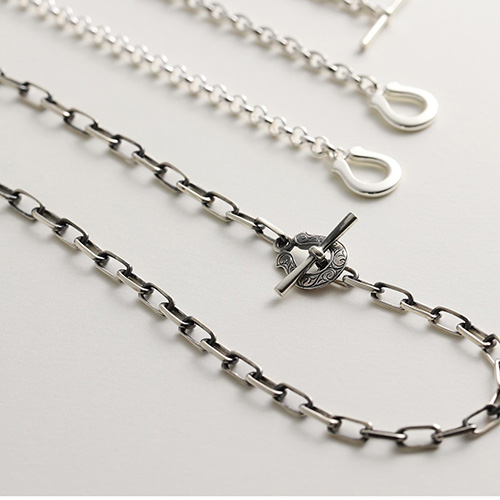 メンズアクセサリー ネックレス シルバー ブレスレット オキシダイズ 