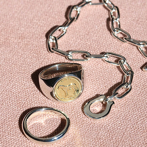 メンズアクセサリー ブレスレット 　リング ホース 馬九行久 