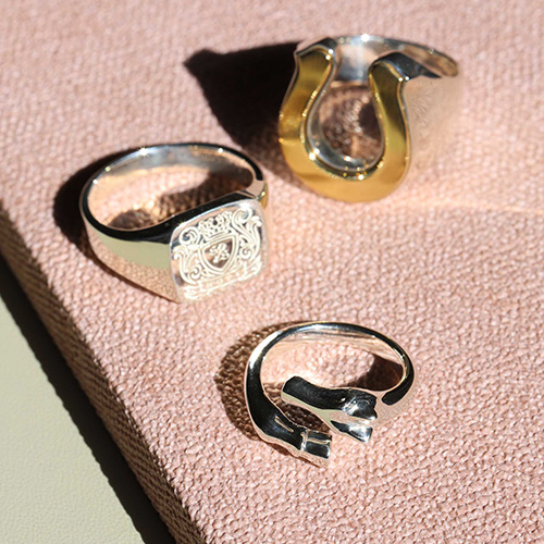 メンズアクセサリー リング ホース 馬九行久 