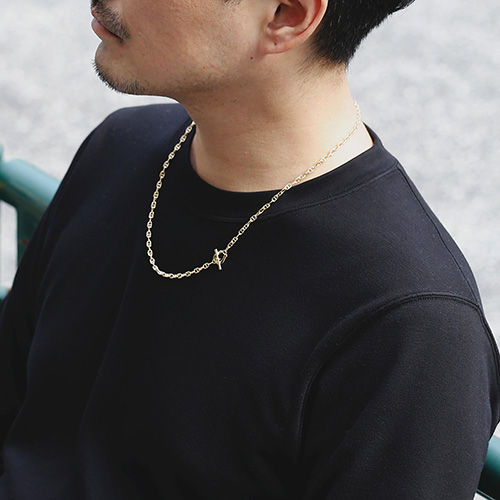 メンズアクセサリー ネックレス シンパシーオブソウル K18ゴールド 