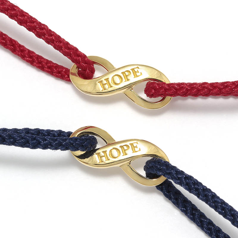 Infinity HOPE Cord Bracelet