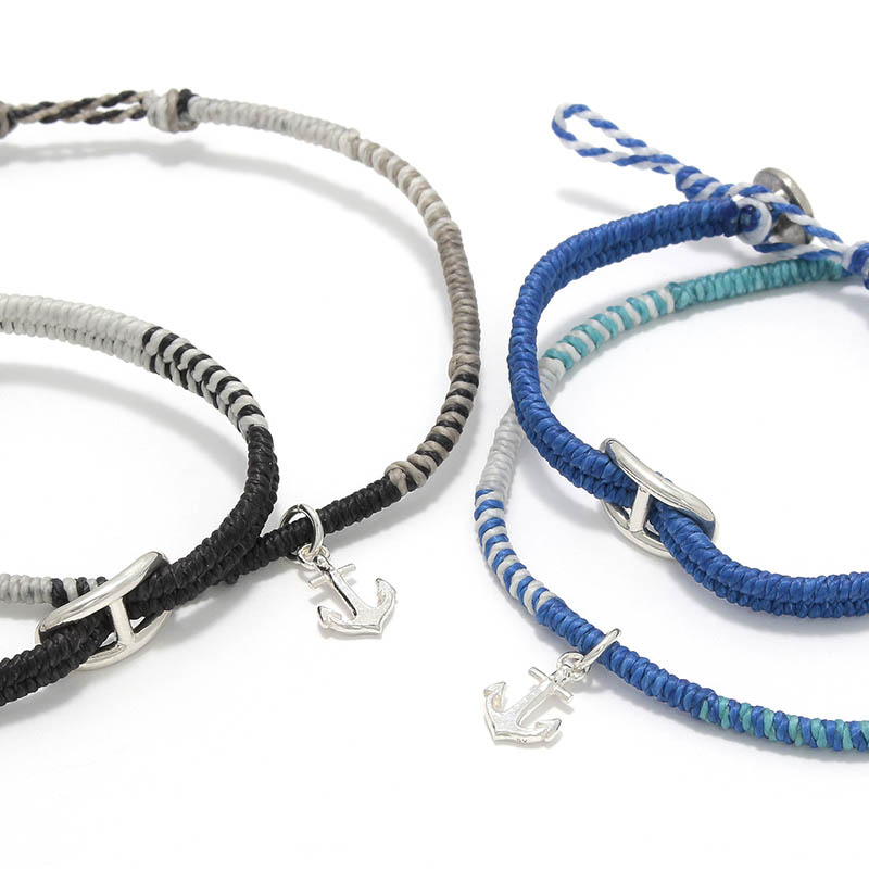 Collaboration Braid Bracelet & Anklet Set