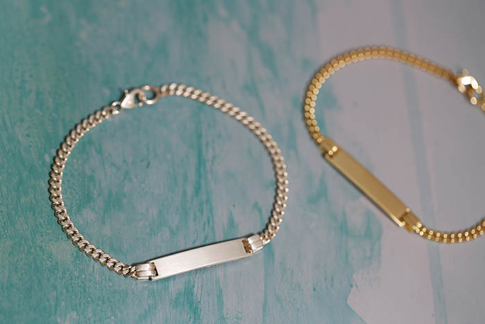 Narrow ID Chain Bracelet