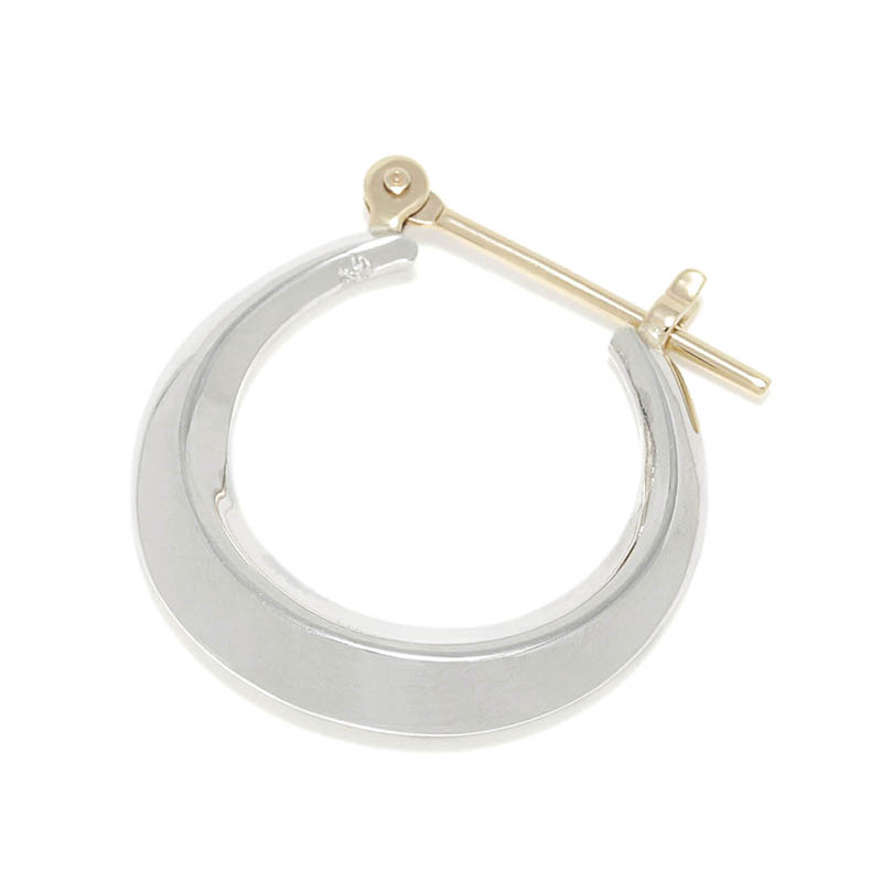 Moon Hoop Pierce - Silver