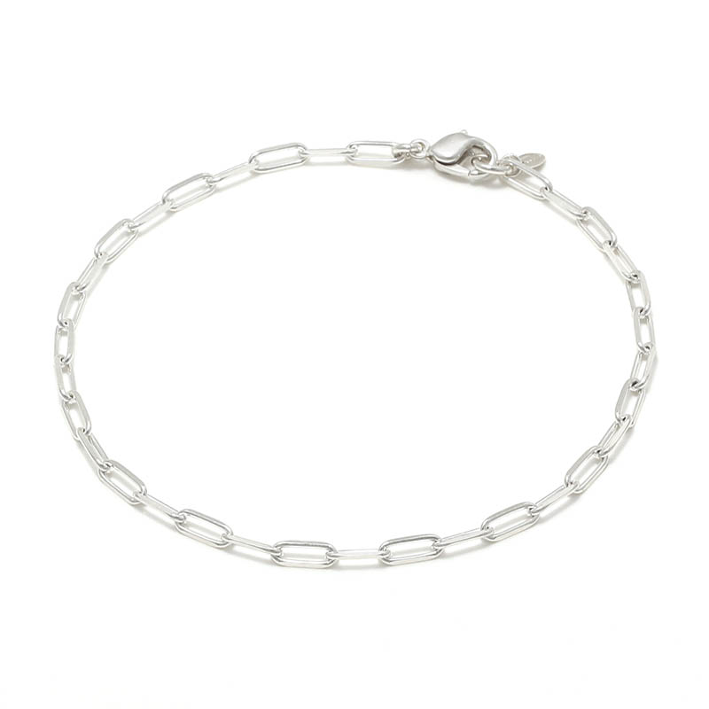 JUST GOOD Chain Bracelet - Anchor- Silver