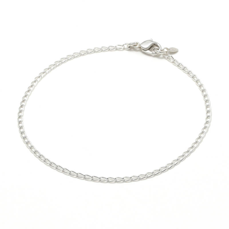 JUST GOOD Chain Bracelet - Classic - Silver