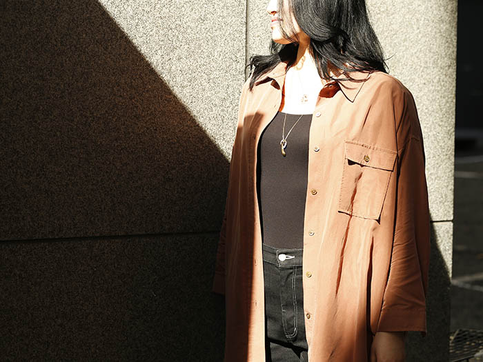 新宿タカシマヤ店 渡邉さん\r\n\r\nポイントはロングチェーン☆