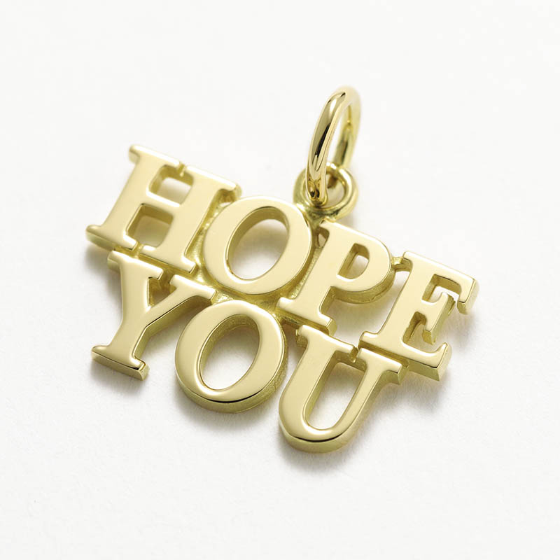 HOPE YOU Charm - K18Yellow Gold