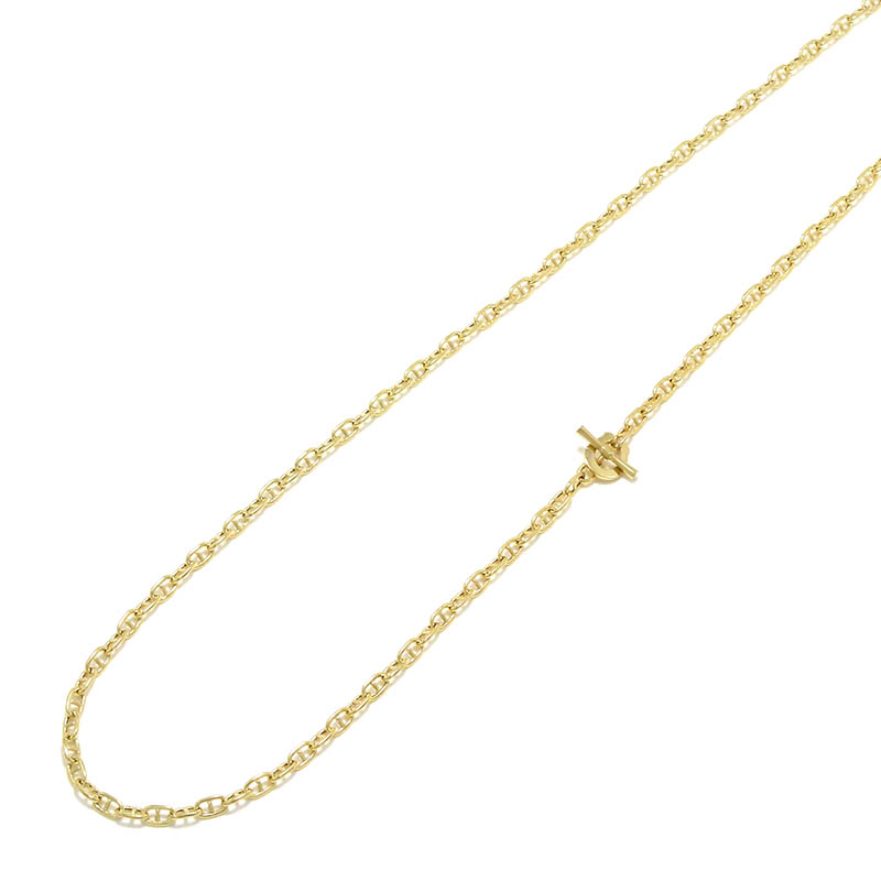 Classic Chain Necklace - Anchor - K18Yellow Gold