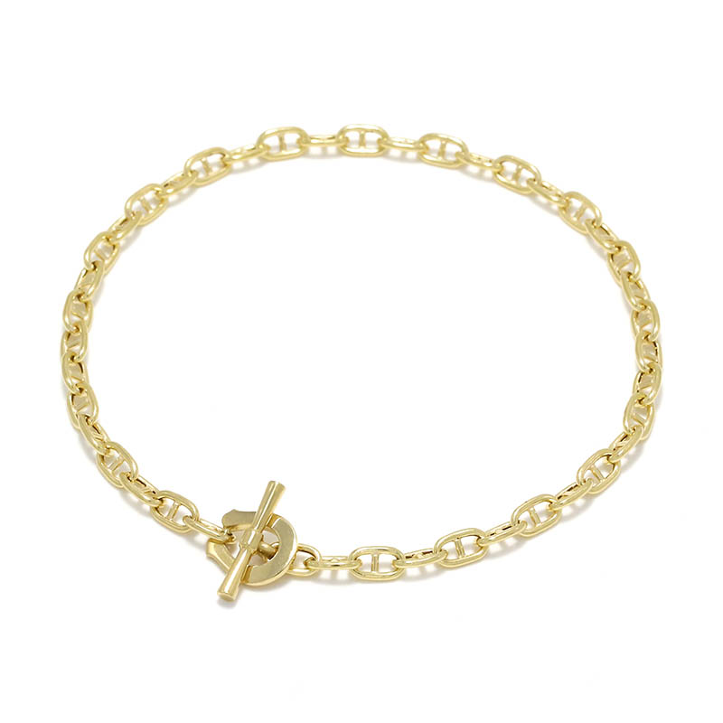 Classic Chain Bracelet - Anchor - K18Yellow Gold