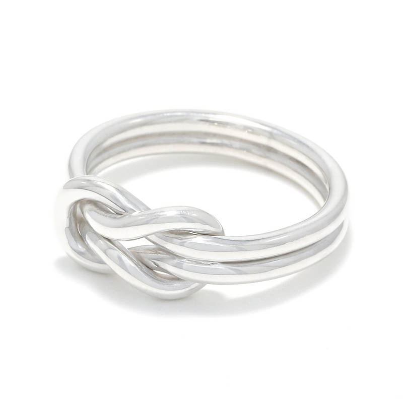 Eternal Knot Ring - All Silver