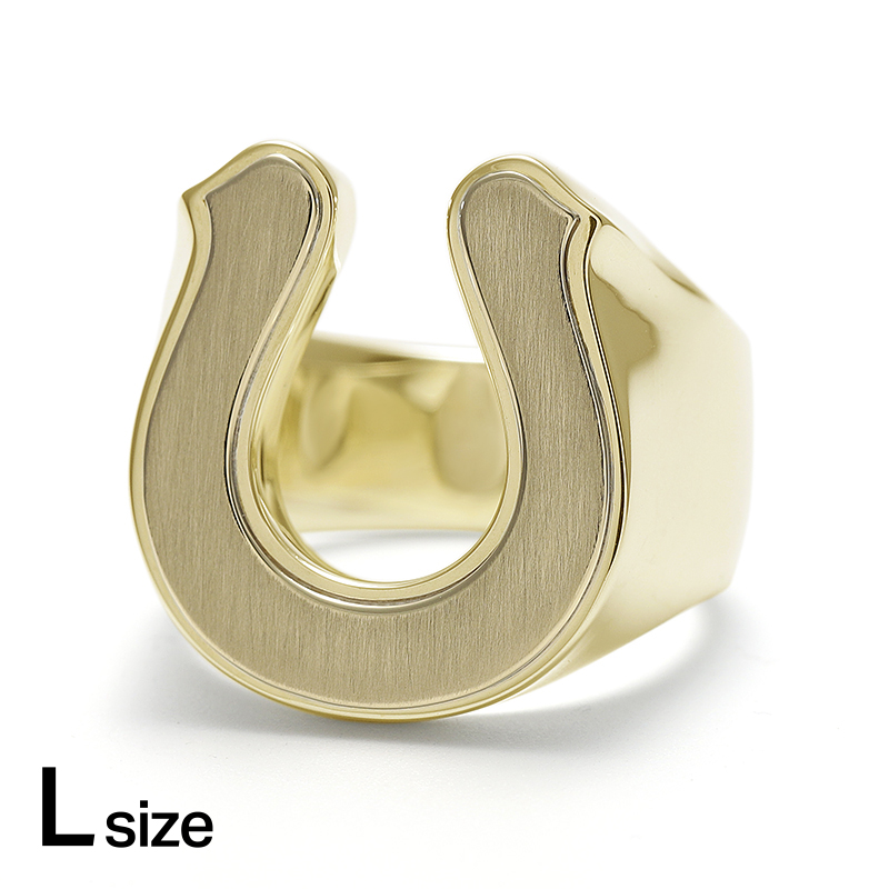 Large Horseshoe Ring - K18Yellow Gold