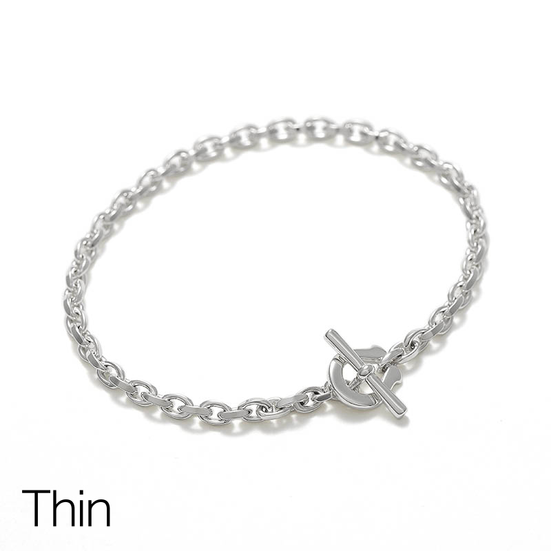 Thin Horseshoe Toggle Bracelet - Surface