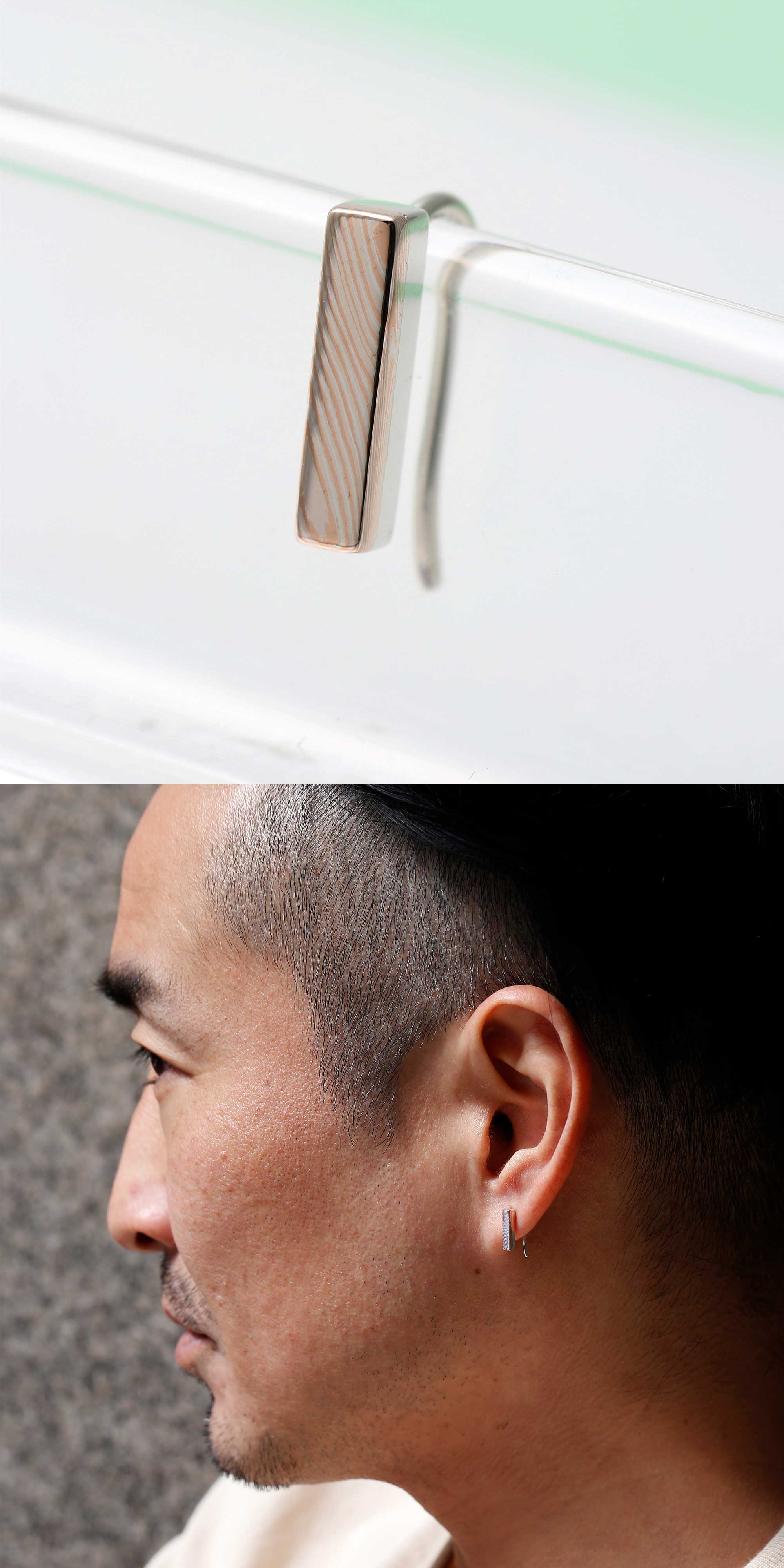 スーマンダックワの代名詞“木目金”
