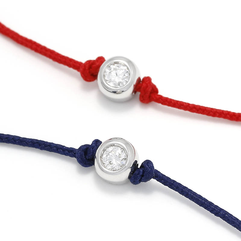 ワンエルジーダイヤモンドブレスレット - シルバー