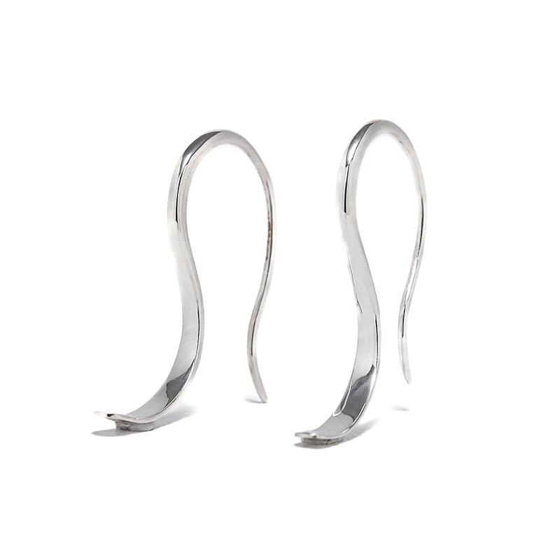 ストリングピアス - シルバー