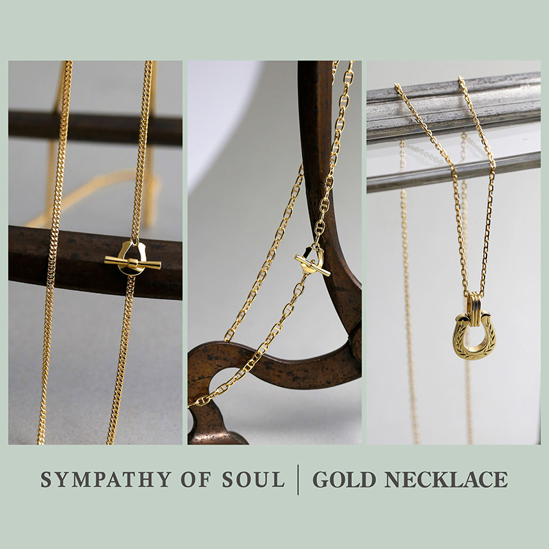 アクセサリー ゴールド ネックレス 18k