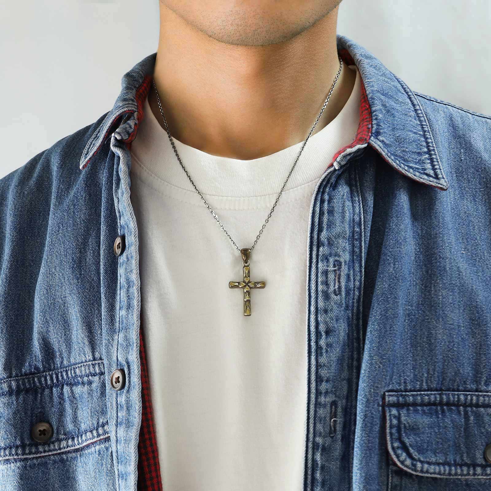 【一点物】エムアールビークロスペンダント