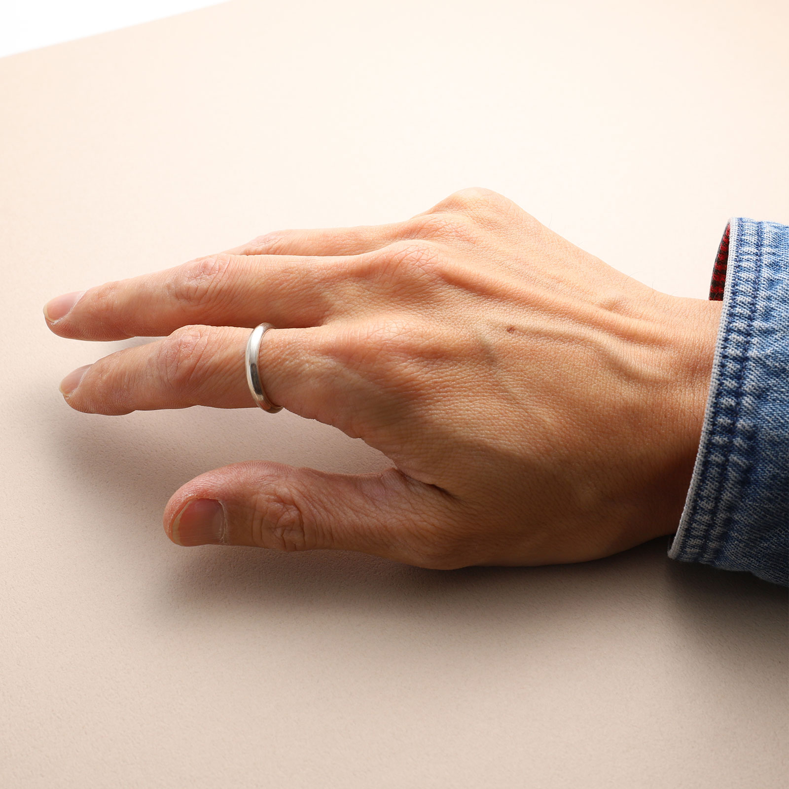 【一点物】トライアングルモクメリング /17号