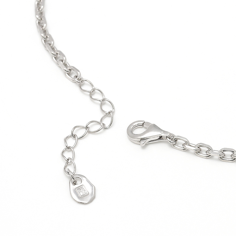 Horseshoe Amulet Chain Anklet - Silver