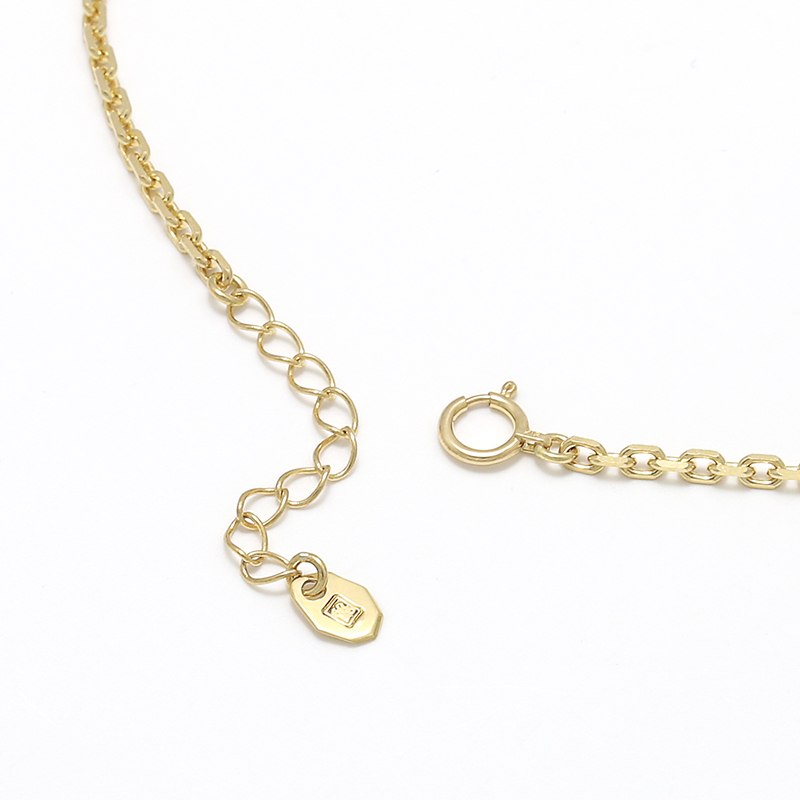Horseshoe Amulet Chain Anklet - K18Yellow Gold