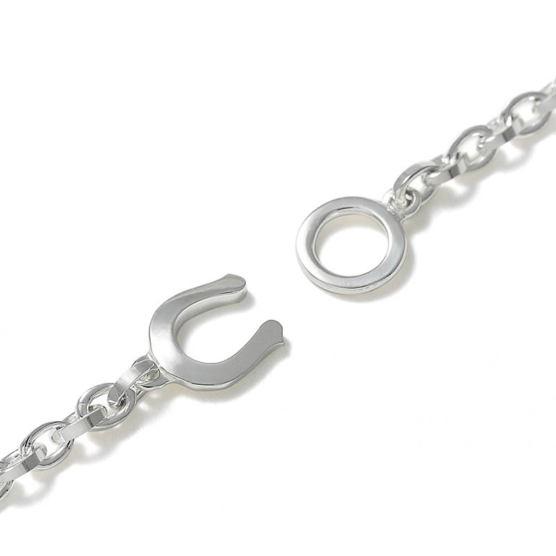 Surface Chain Anklet - Silver