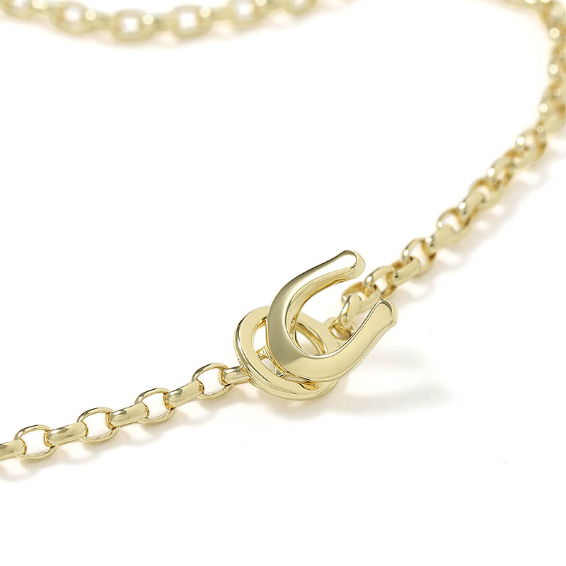 Smooth Chain Anklet - K18Yellow Gold