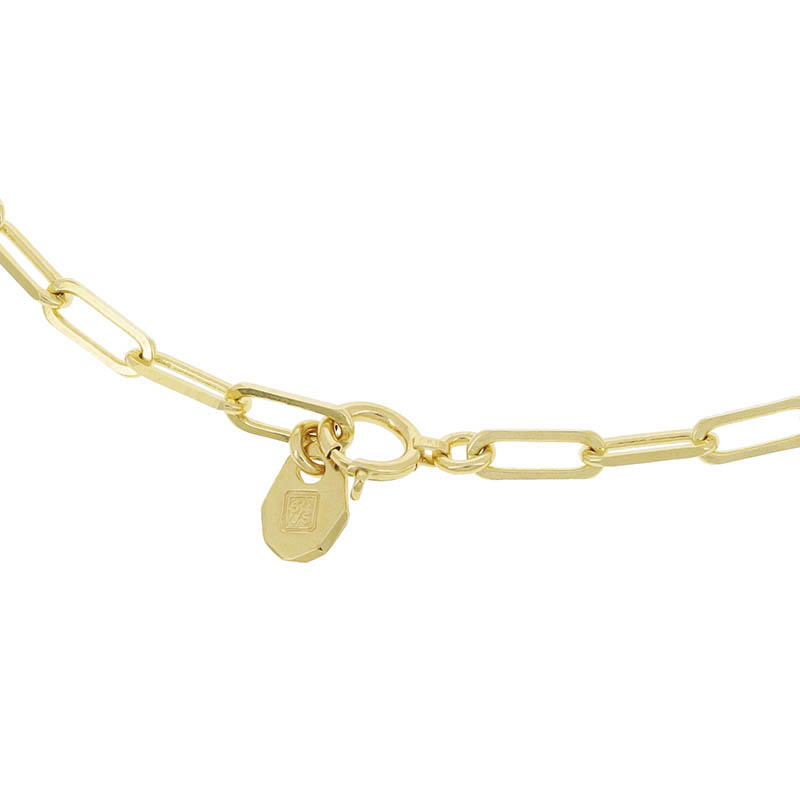 Plain Chain Bracelet - K18Yellow Gold