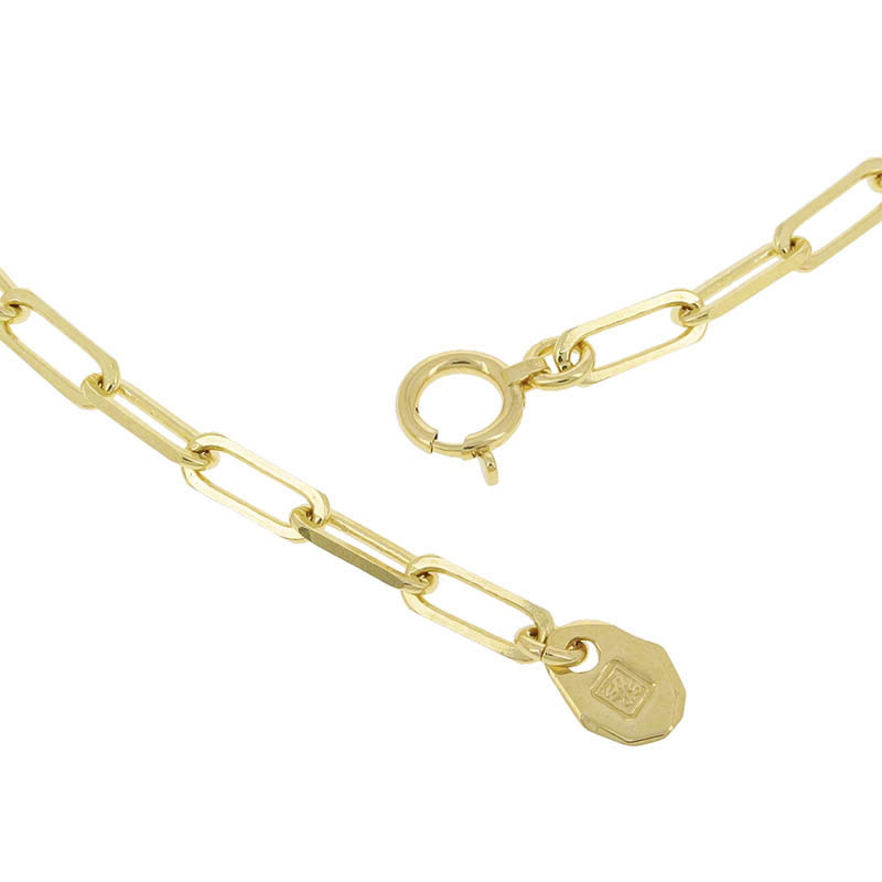 Plain Chain Bracelet - K18Yellow Gold