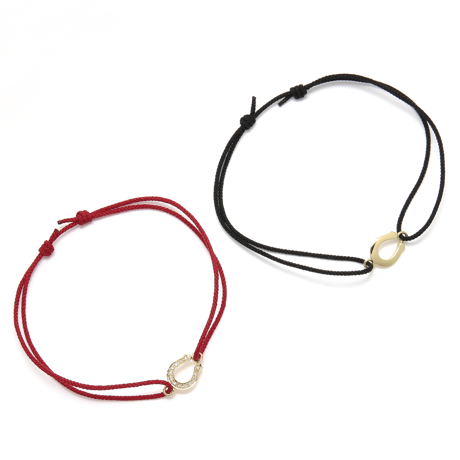 Small Horseshoe Cord Bracelet