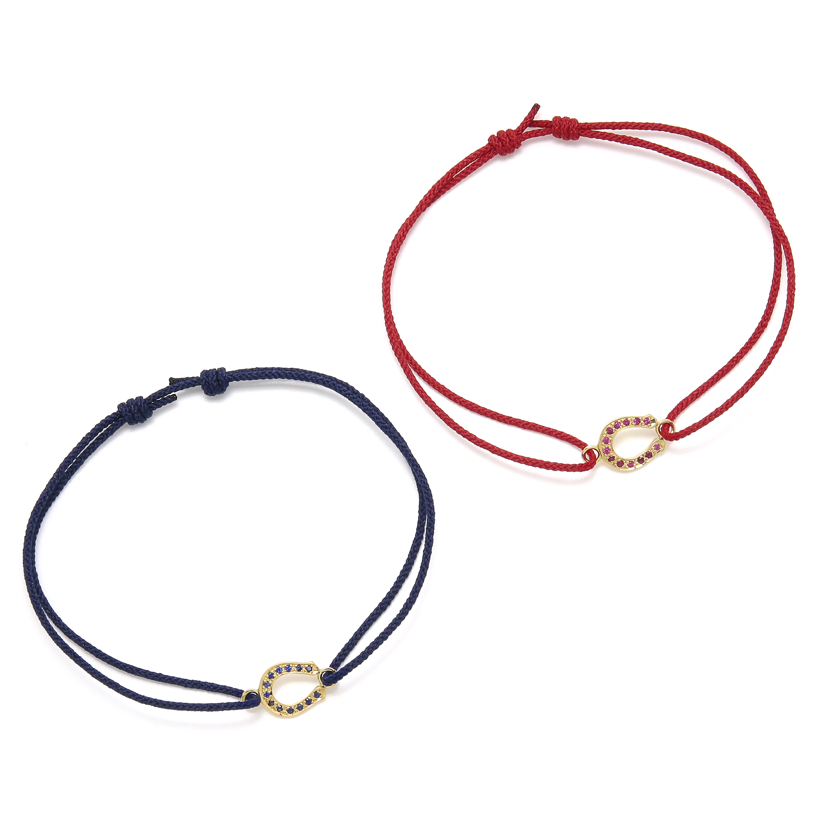Small Horseshoe Cord Bracelet