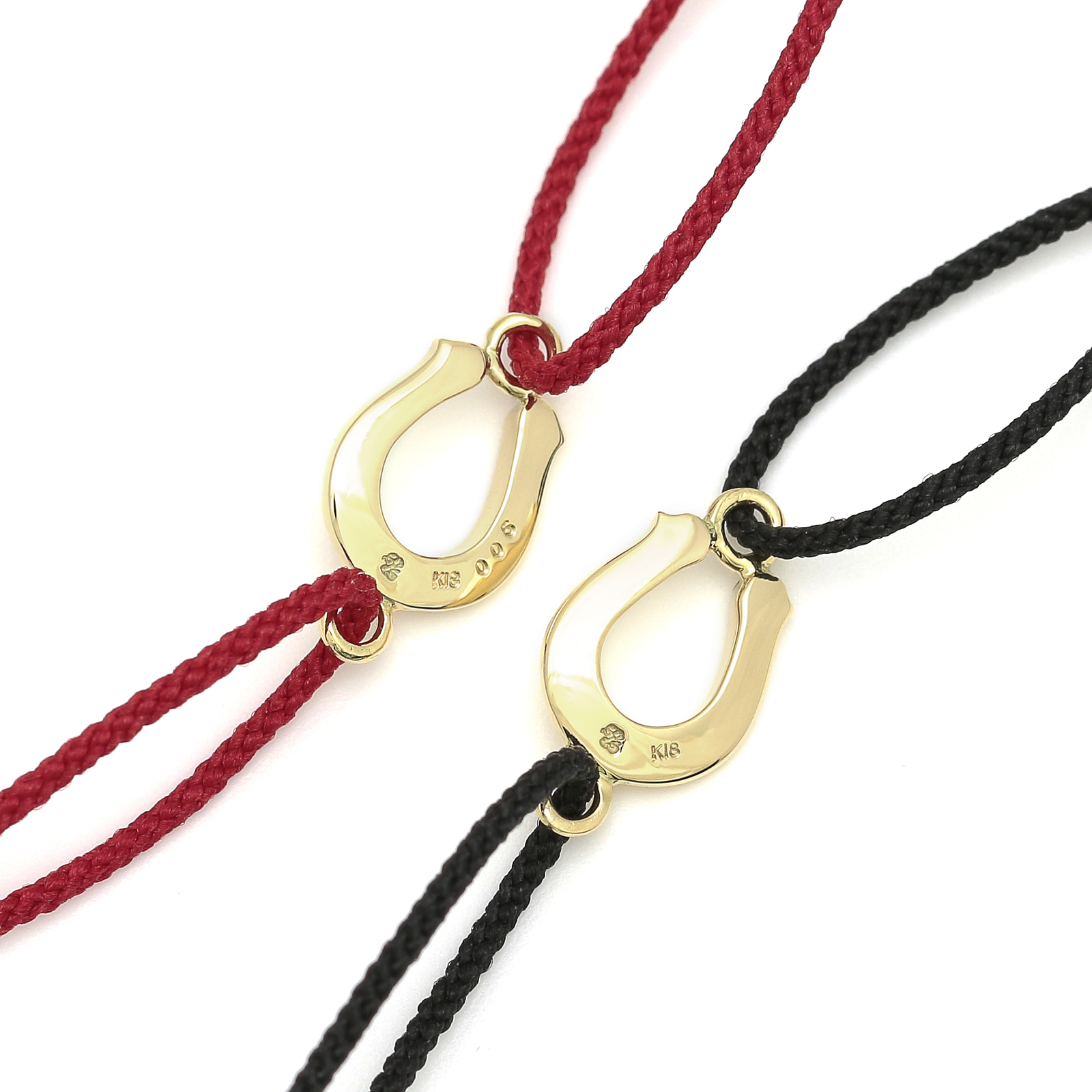Small Horseshoe Cord Bracelet