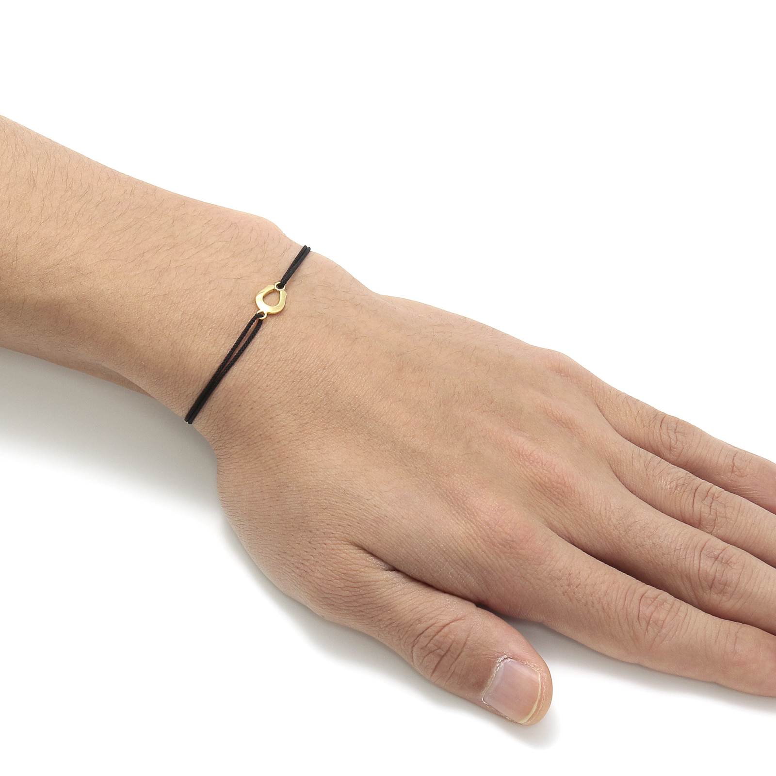Small Horseshoe Cord Bracelet