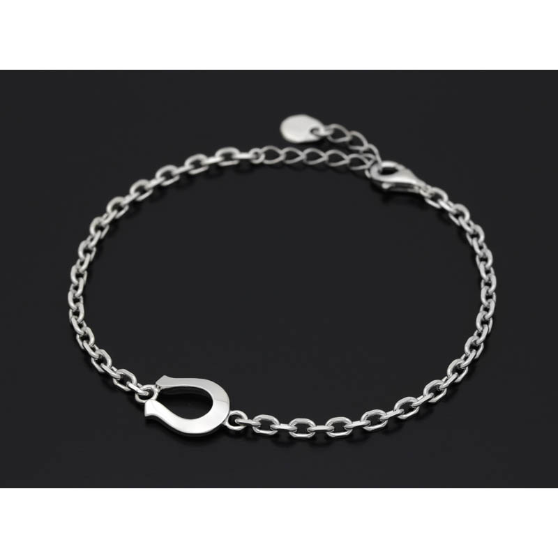 【受注販売商品 ※納期:約2ヶ月】Medium Horseshoe Chain Bracelet - Silver(ミディアムホースシューチェーンブレスレット - シルバー) SYMPATHY OF SOUL(シンパシーオブソウル)