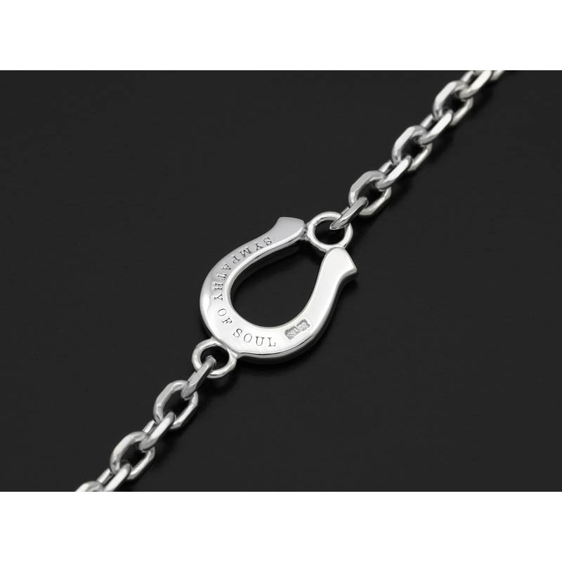 Horseshoe Amulet Chain Bracelet - Silver（ホースシューアミュレットチェーンブレスレット - シルバー）  SYMPATHY OF SOUL（シンパシーオブソウル）
