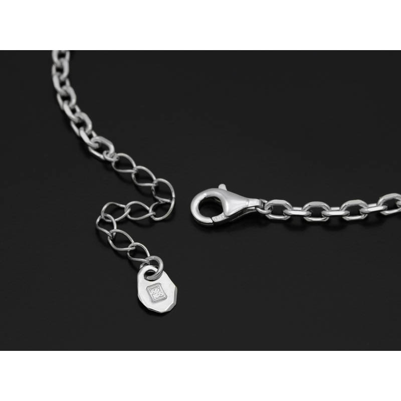 Horseshoe Amulet Chain Bracelet - Silver