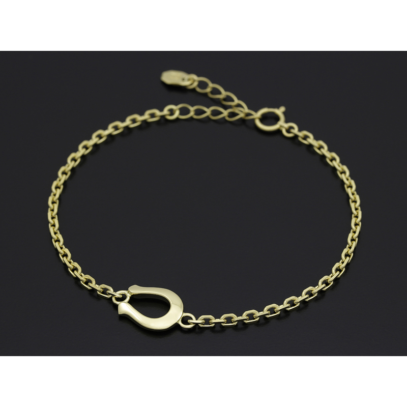 Medium Horseshoe Chain Bracelet - K18Yellow Gold(ミディアムホースシューチェーンブレスレット - K18イエローゴールド) SYMPATHY OF SOUL(シンパシーオブソウル)