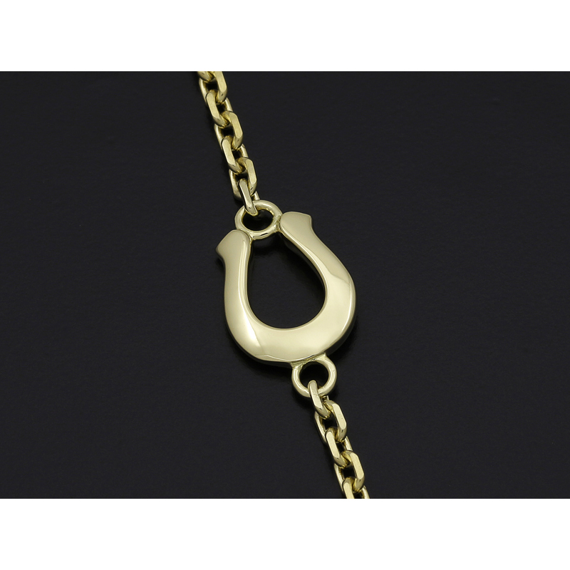 Medium Horseshoe Chain Bracelet - K18Yellow Gold(ミディアムホースシューチェーンブレスレット - K18イエローゴールド) SYMPATHY OF SOUL(シンパシーオブソウル)