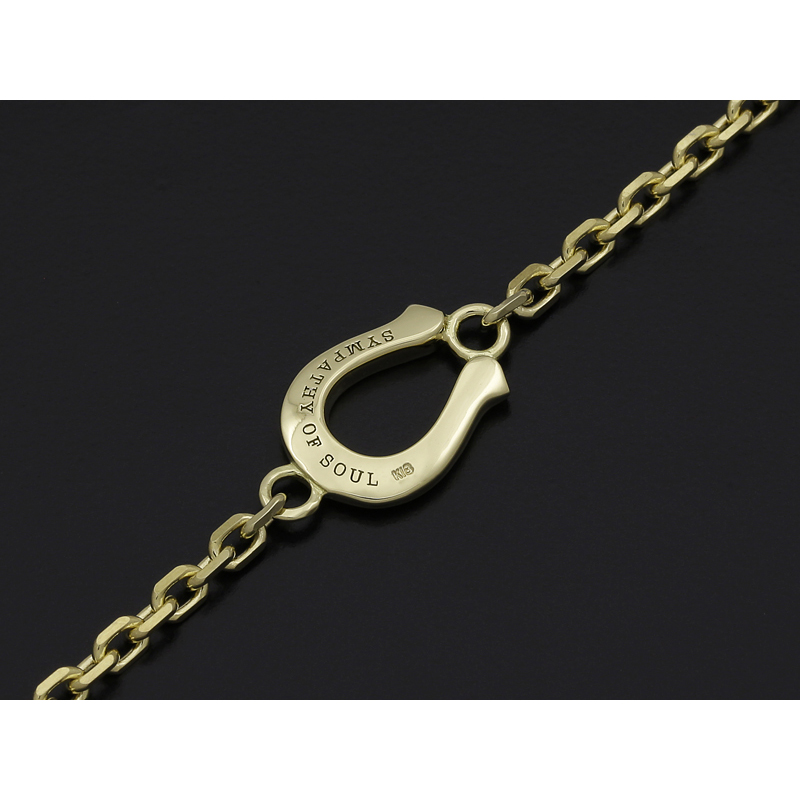 Medium Horseshoe Chain Bracelet - K18Yellow Gold(ミディアムホースシューチェーンブレスレット - K18イエローゴールド) SYMPATHY OF SOUL(シンパシーオブソウル)