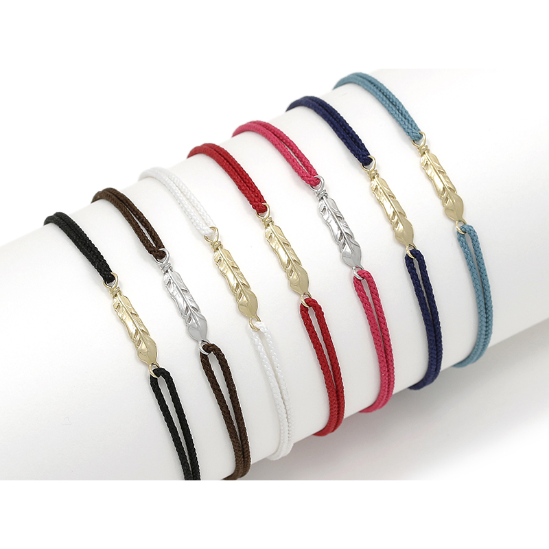 Mini Feather Cord Bracelet