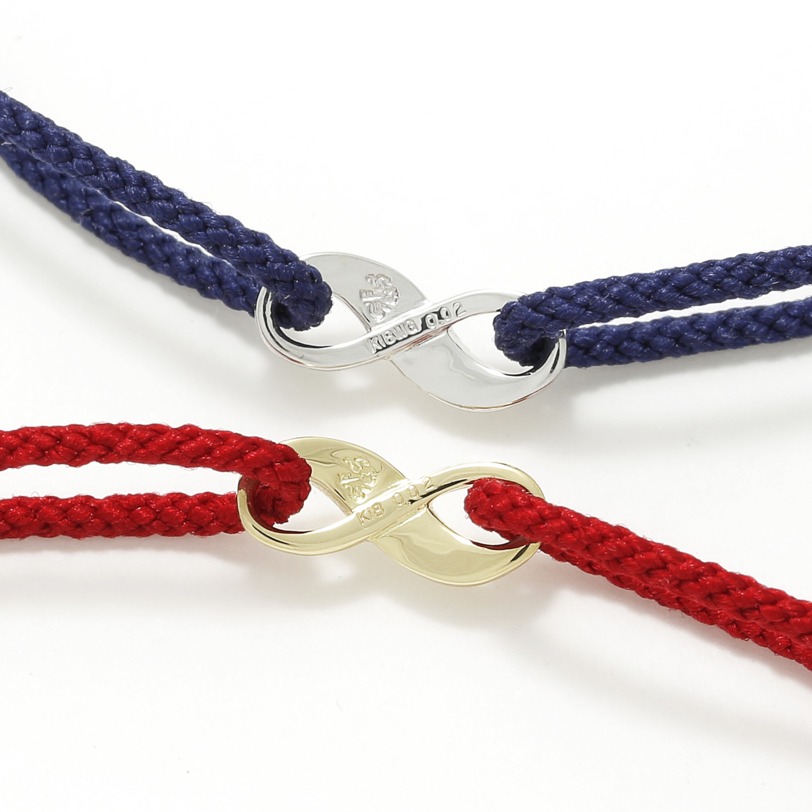 Infinity HOPE Cord Bracelet w/Diamond