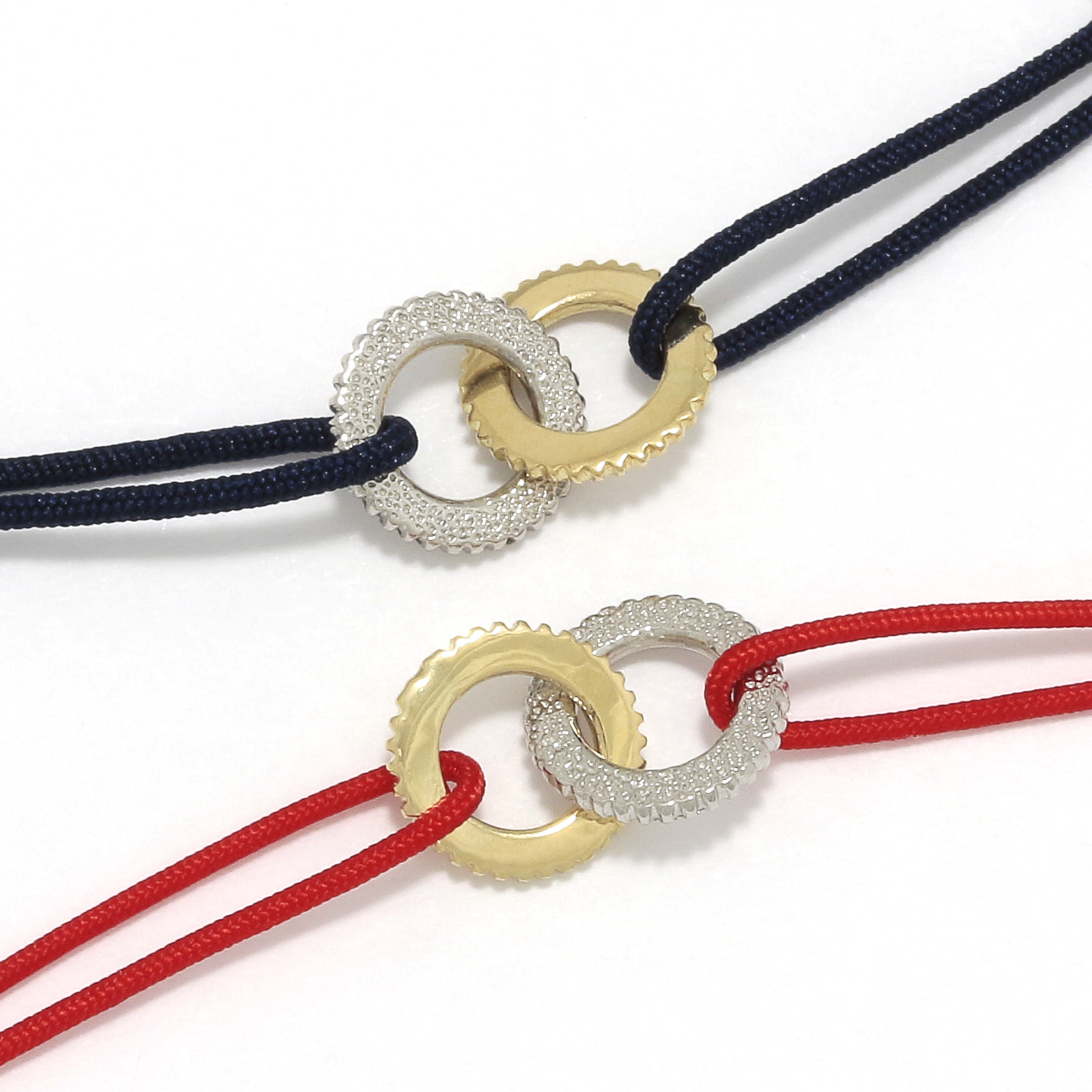 Double Ring Cord Bracelet