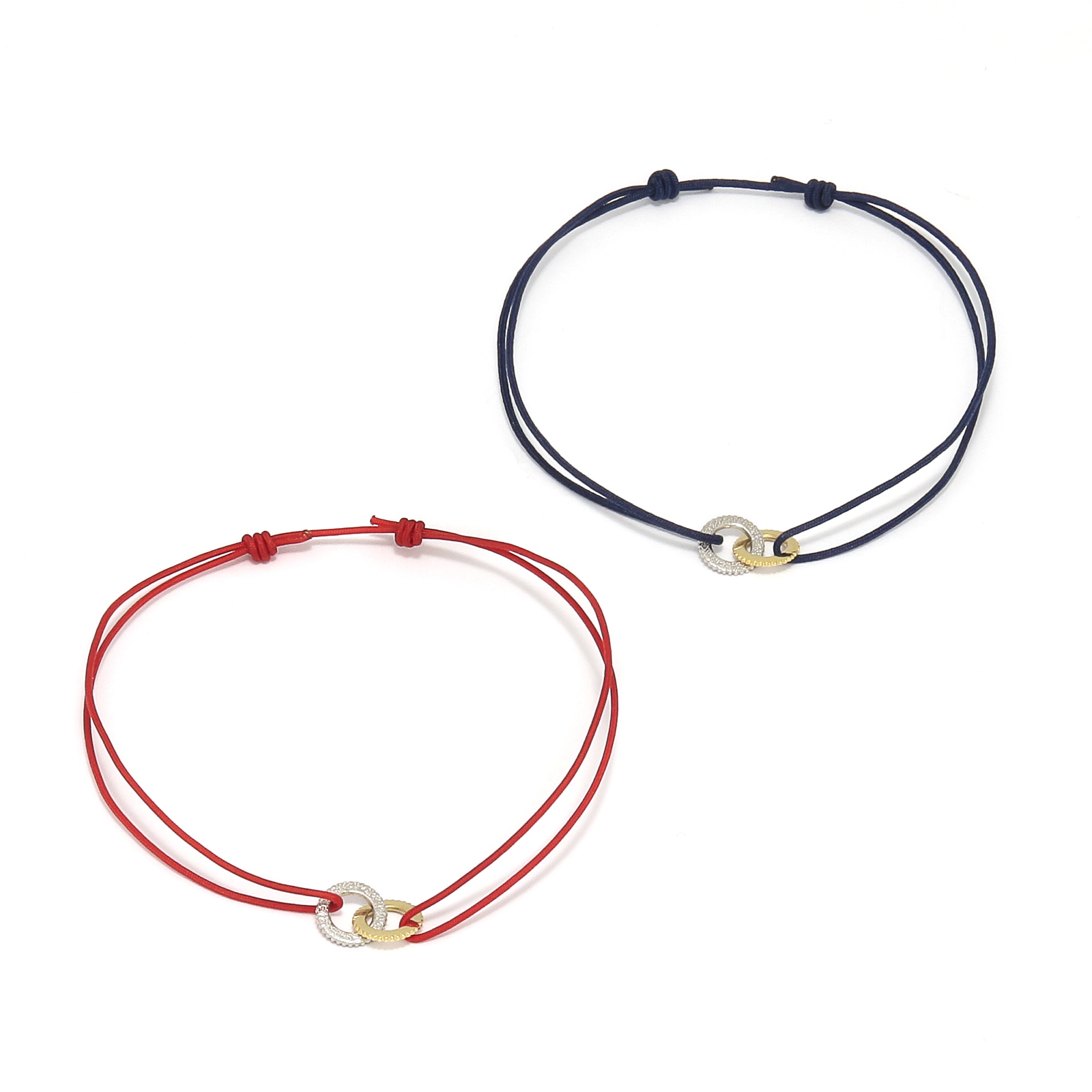Double Ring Cord Bracelet