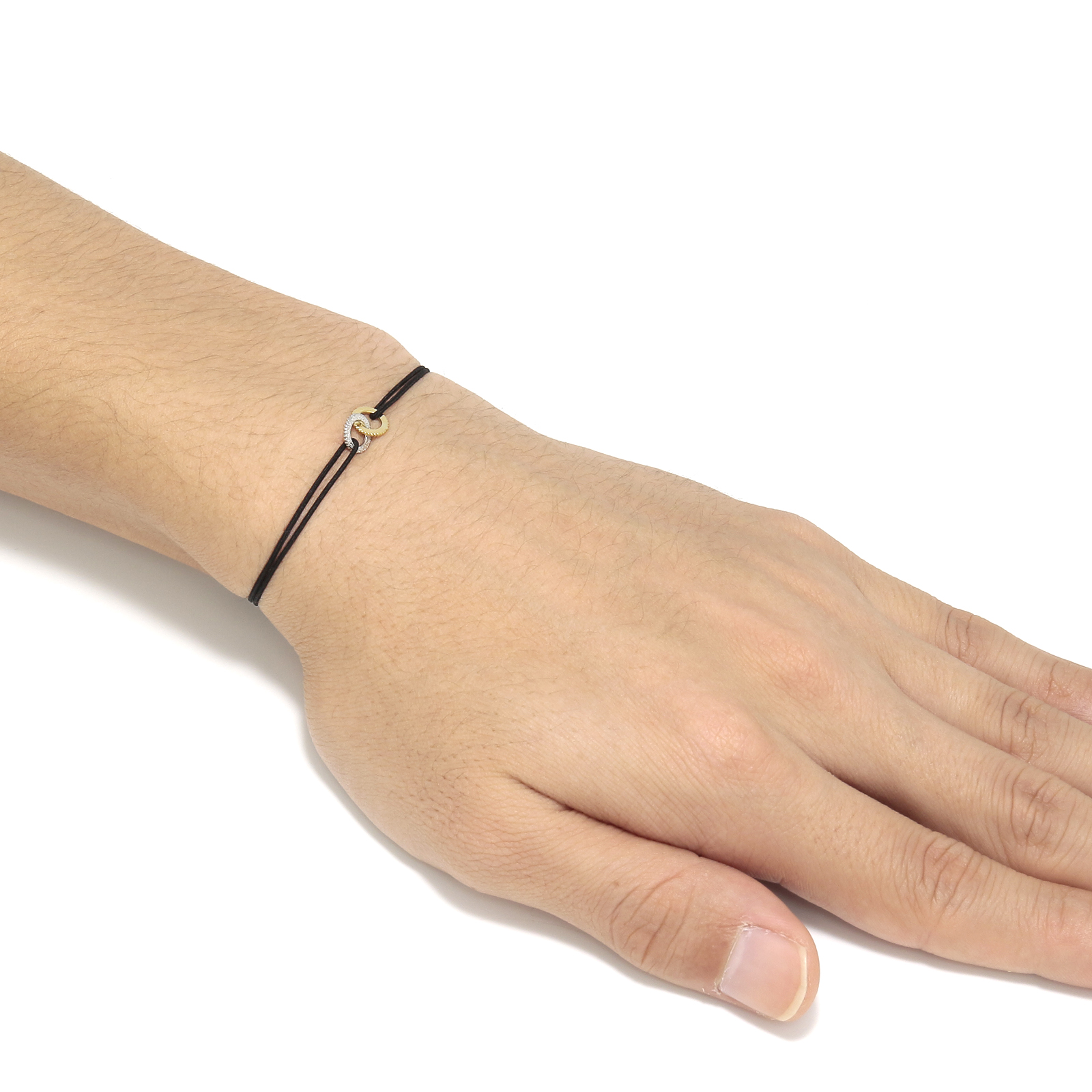 Double Ring Cord Bracelet